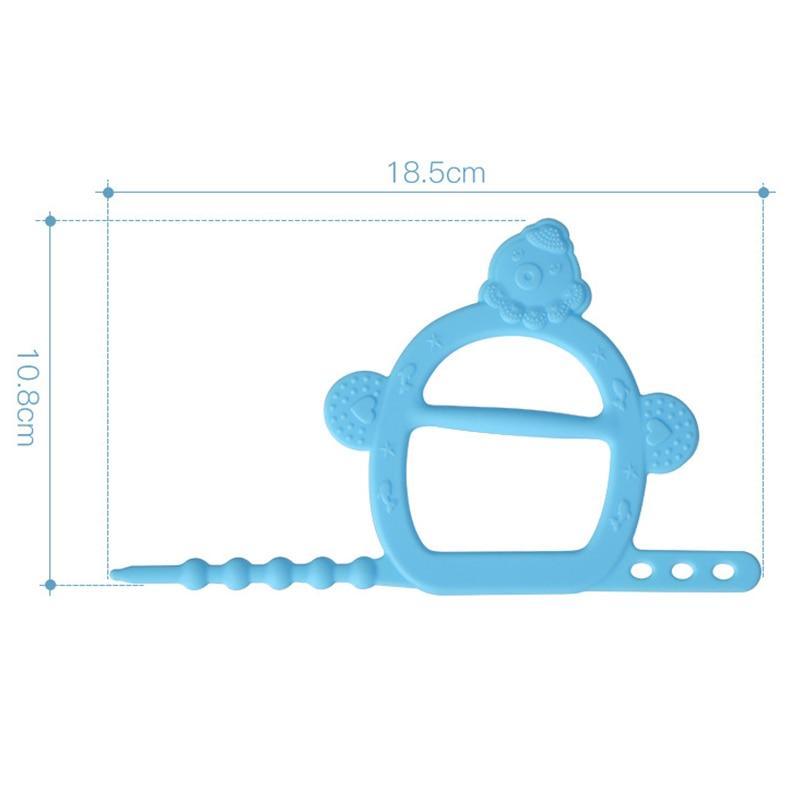 Gants de dentition en silicone pour bébé, sucette de soins dentaires pour nouveau-né, jouets de dentition durables pour enfants suçant les doigts, anneau de dentition pour le pouce