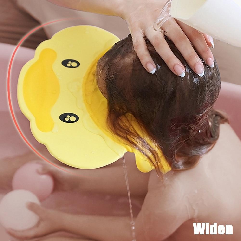 Bonnet de shampooing Modern Water Ears, large bord, pour le lavage des cheveux de bébé, forme de canard, casquettes de protection pour enfants.
