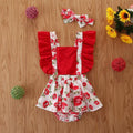 Barboteuse bébé fille, combinaison à volants, tenue estivale dos nu, style moderne