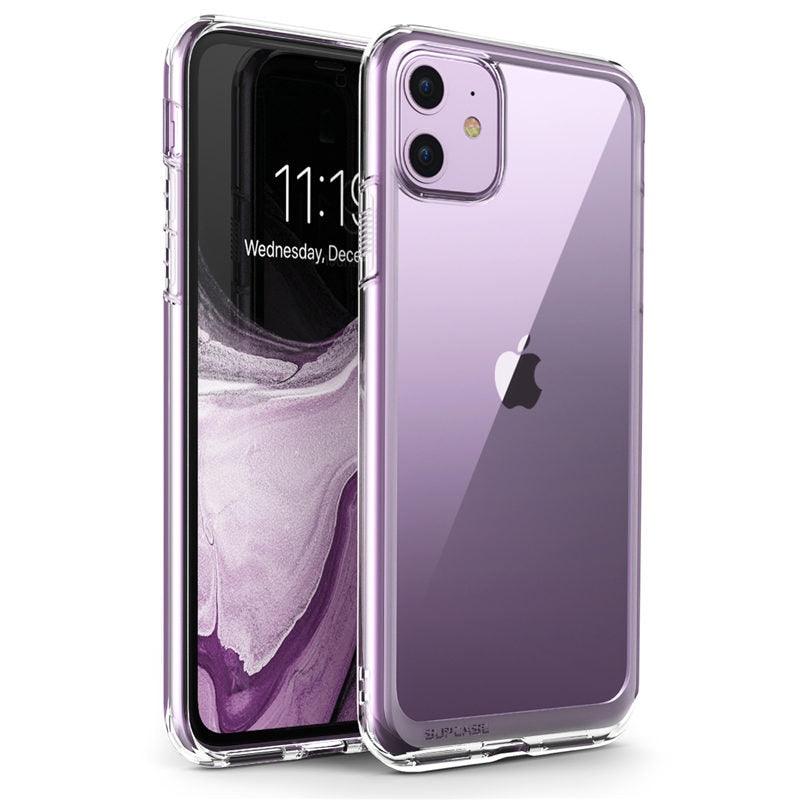 Pour iPhone 11 Coque 6,1 pouces Housse de protection élégante Bumper Case Élégant Étui pour iPhone 11 6,1 pouces Housse de protection transparente pour iPhone Ultra Mince Antichoc Clair Transparent Soft Case