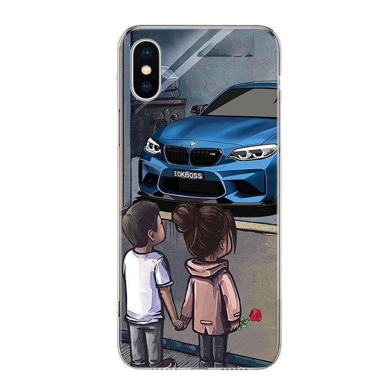Coque De Téléphone Avec Dessin Animé De Garçon Pour Iphone 14 11 12 13 Pro Max Xr X Xs Mini 8 7 Plus 6 6s Se 5s Housse Souple En Silicone Pour Iphone