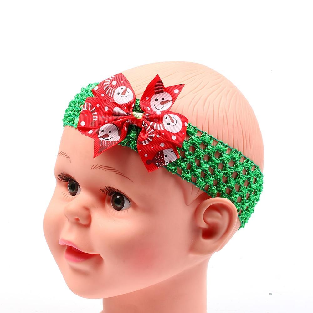 Bandeau Bébé Ruban Tout-Petit Accessoires Cheveux Fille Nouveau-né Nœud Noël Serre-tête bandeau