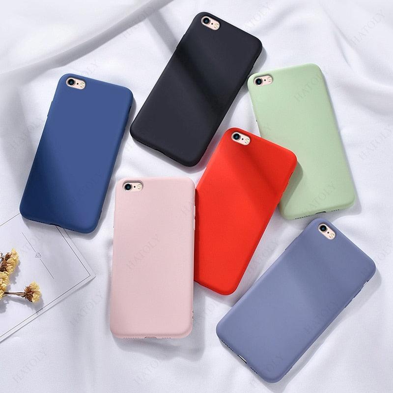 Coque de protection intégrale toucher doux pour iPhone 14 13 12 Pro Max Mini Housse en silicone pour iPhone Coque de téléphone flexible au design ergonomique pour iPhone