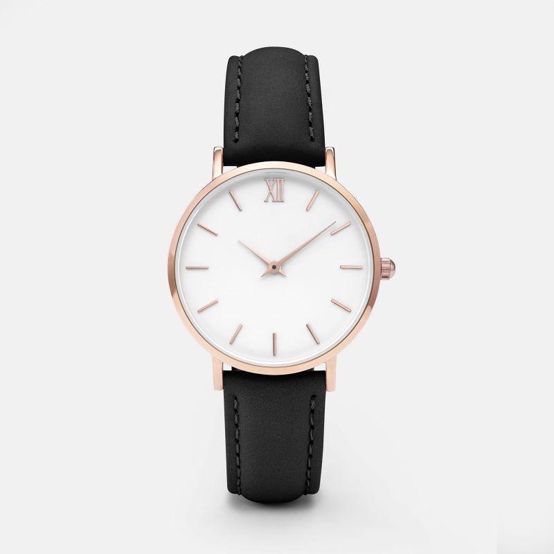 Nouvelles montres STEVVEX pour femme, montre-bracelet décontractée en cuir à quartz pour femmes et filles