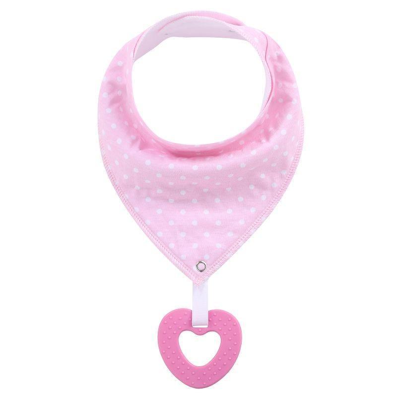 Bavoirs bandanas unisexes 100 % coton biologique super absorbants et doux pour bébé et jouets de dentition pour nouveau-né