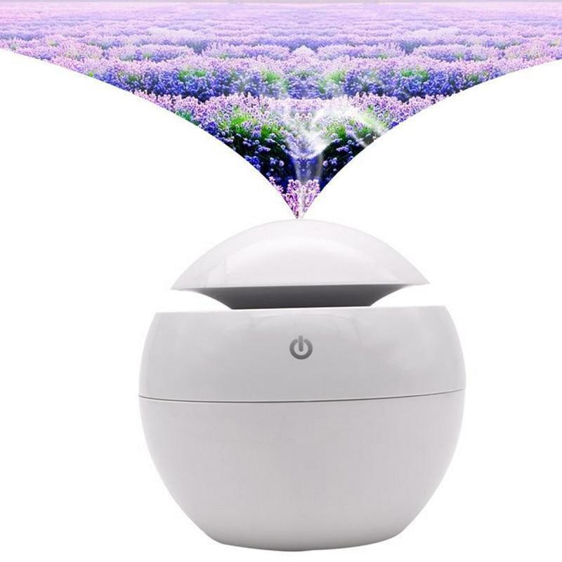 Diffuseur d'huiles essentielles pour aromathérapie, mini humidificateur USB portable à atomisation ultrasonique, humidificateur d'air créateur de brume