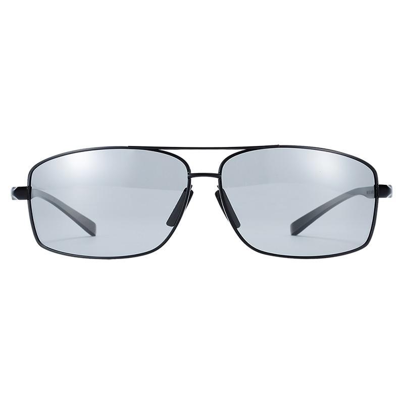 Lunettes de soleil polarisées rectangulaires de luxe élégantes, photochromiques, pour la conduite, pour hommes et garçons, avec protection UV400