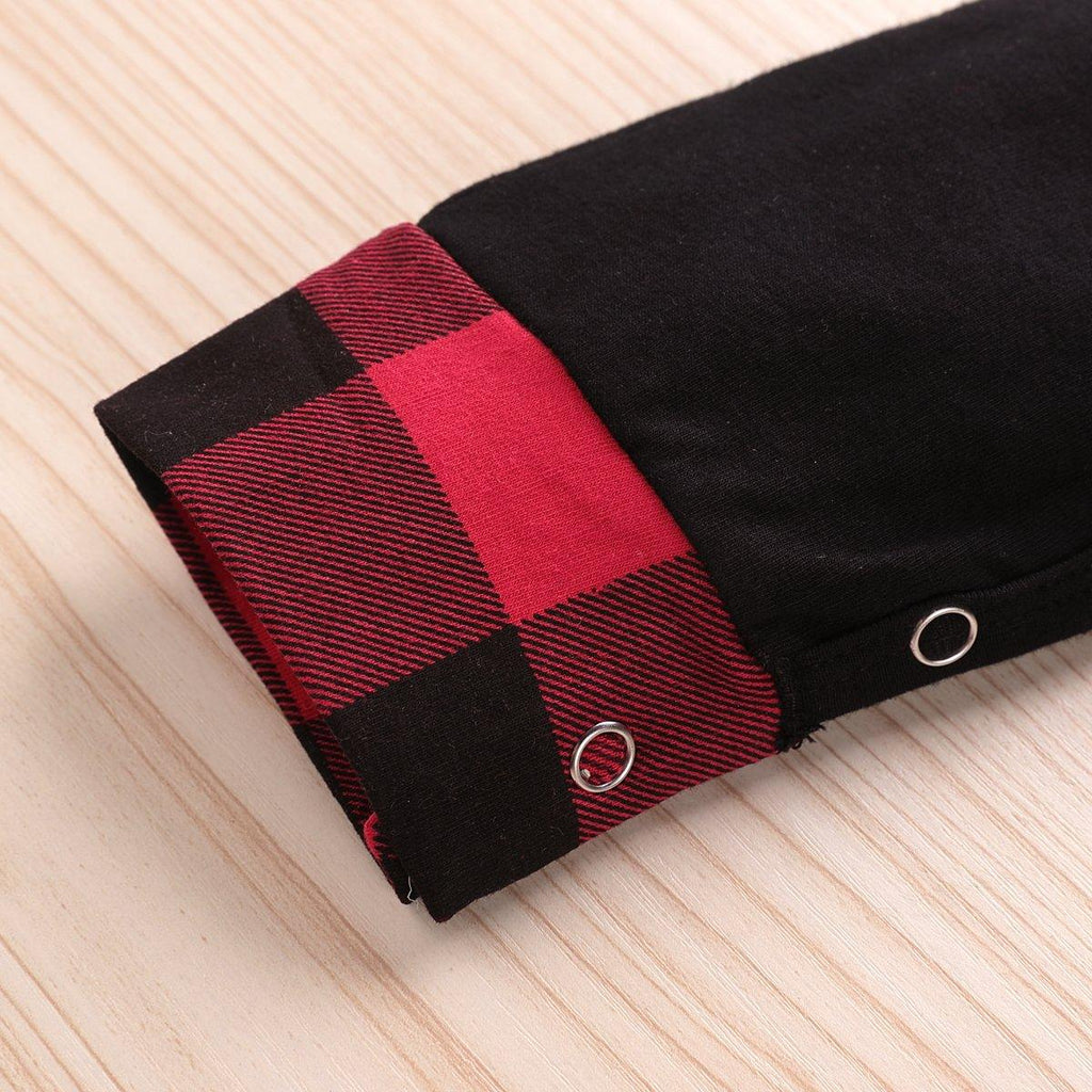 Combinaison de Noël à manches longues pour bébé nouveau-né, barboteuse pour garçons et filles, tenue de bébé avec motif de vacances pour bébés garçons et filles