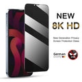 Verre de protection de confidentialité 8K pour iPhone 11 12 13 14 Pro Max XR Verre trempé anti-espion pour iPhone 14 13 12 Film de protection d'écran bord à bord Film de protection d'écran compatible avec les coques