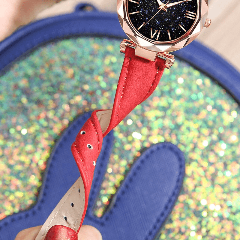 Montres pour femmes, marque de luxe, montre à quartz pour femmes, montres-bracelets mode pour femmes et jeunes filles avec détails fluorescents