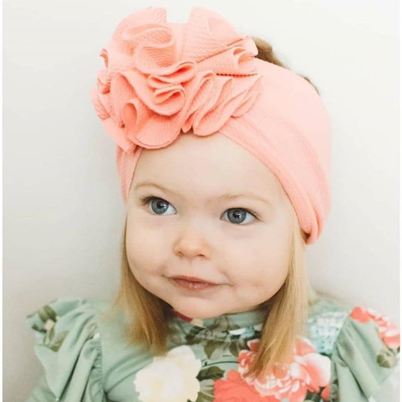Bandeau pour bébé fille de luxe, imprimé, avec nœud, turban, coiffure pour nouveau-né, bandeau turban pour filles