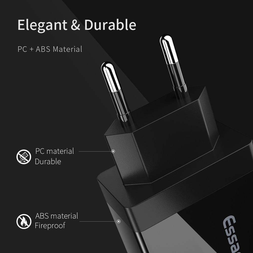 Chargeur USB 30W Quick Charge 3.0 QC3.0 QC Chargeur Rapide Multi-prises Mural pour Téléphones Portables
