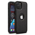 Coque de téléphone en cuir ultra-mince pour iPhone 13 Pro Max 12 Pro Max 14, housse de protection souple antichoc, étui arrière de protection antichoc pour appareil photo et écran en cuir PU pour iPhone