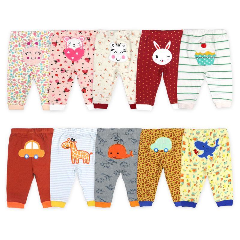 Nouveau-né Pantalon Bébé Dessin Animé Imprimé Fille Vêtements Printemps Automne Tout-petit Garçon Pantalons