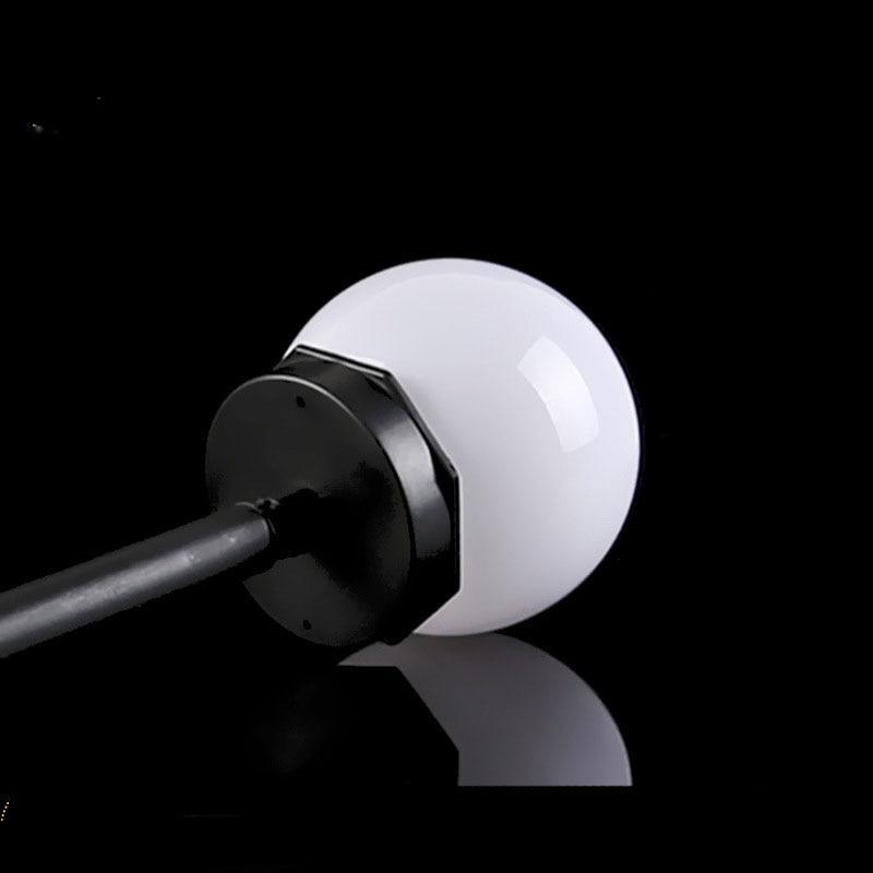 Lampe LED décorative en forme de boule de lune, étanche, pour jardin et allée, lampe de jardin moderne