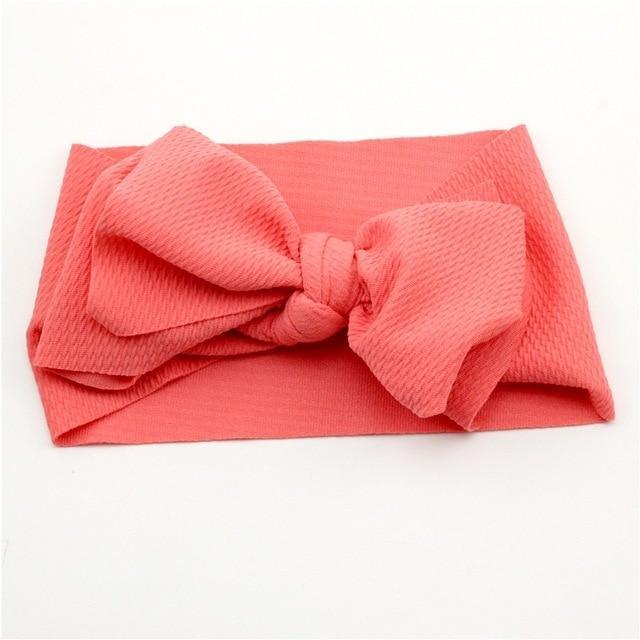 Bandeau Fille Torsadé Noué Doux Élastique Bébé Fille Doux Élastique Turban Bandeau Fille Nouvelle Tendance Hiver Automne