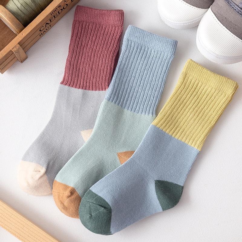 5 paires de chaussettes décontractées en coton à mailles mignonnes pour nouveau-nés, garçons et filles, durables et confortables