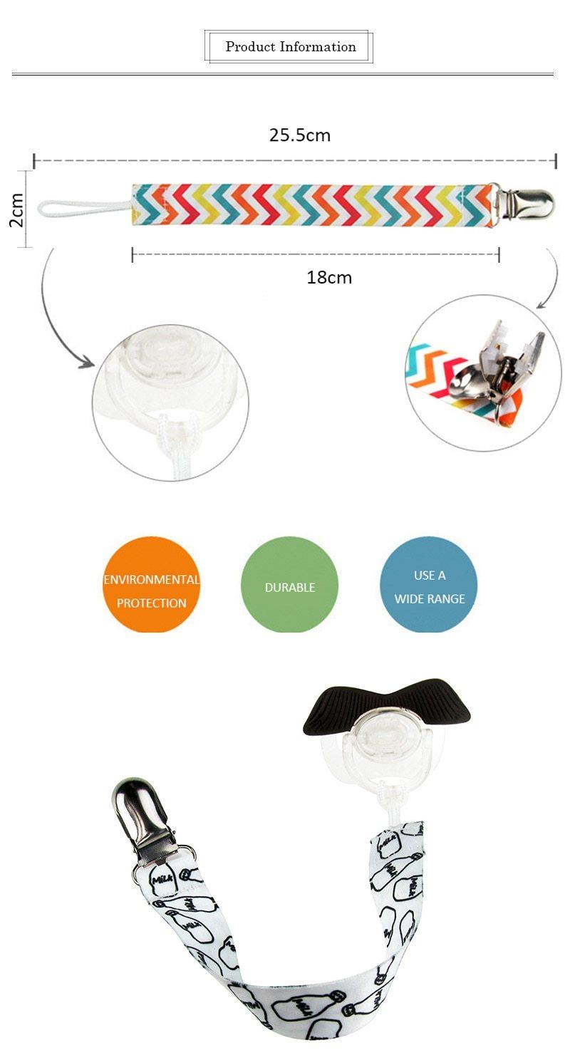 Lot de 4 attaches-sucettes pour bébés, anneaux de dentition, attache-tétine pour bébés et jeunes enfants