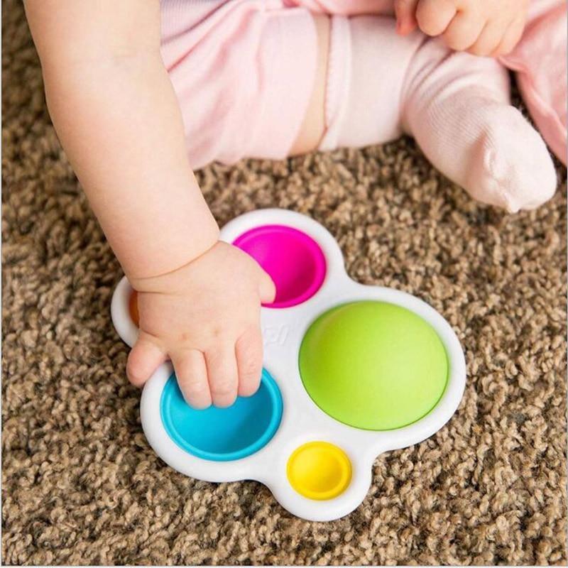 Jouets d'éveil pour bébé planche d'exercices hochets puzzle jouets tableau de développement de l'intelligence coloré jouets éducatifs précoces pour bébé enfants (coloré)