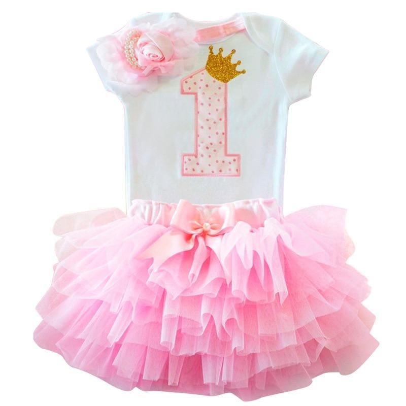 Nouvelle Robe Tendance Pour Bébés Filles Premier Anniversaire Vêtements Pour Bébés Tout-Petits Vêtements D'Été Pour Fête D'Anniversaire