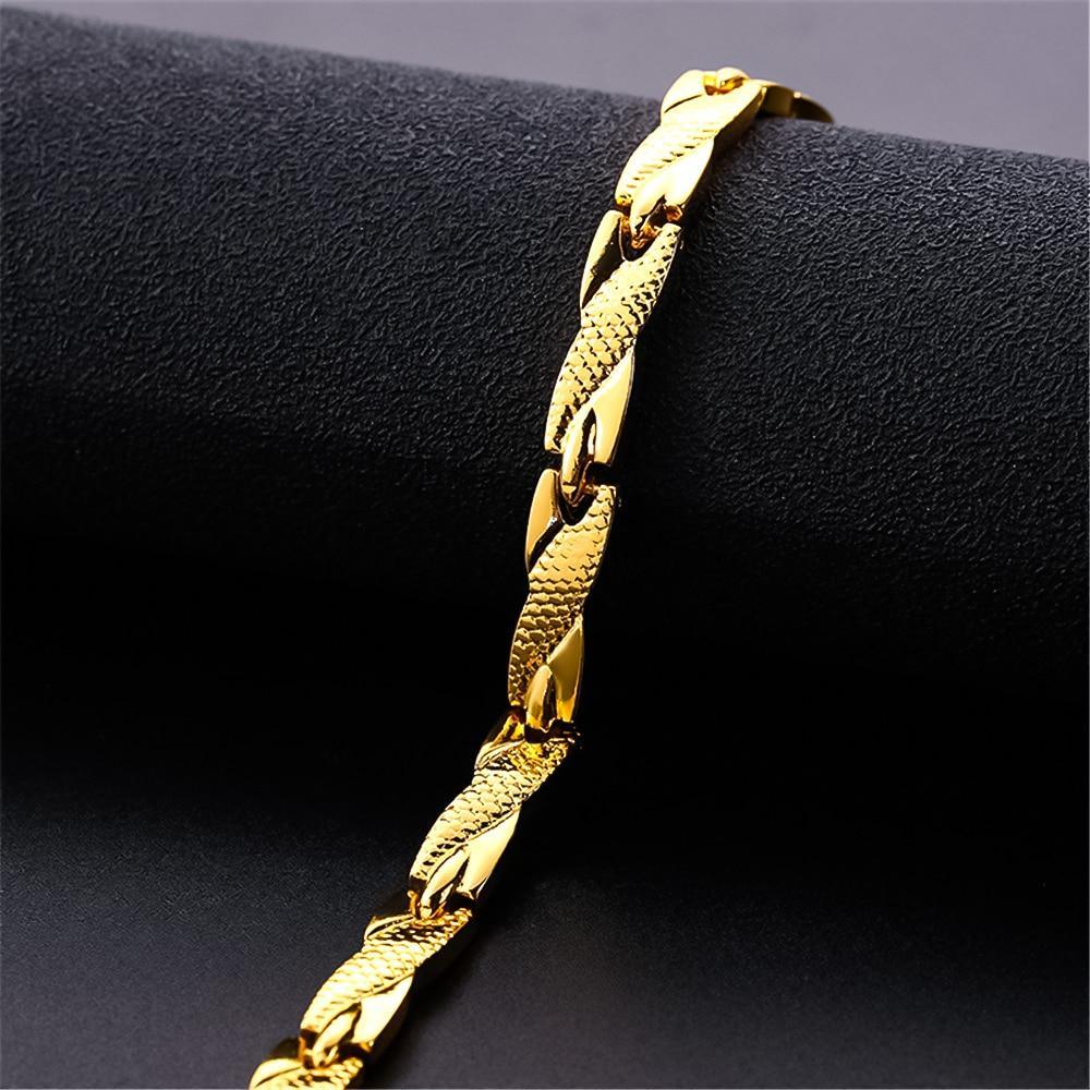 Élégant Bracelet Magnétique de Luxe Torsadé Moderne, Incroyable et Sain pour Femmes et Hommes
