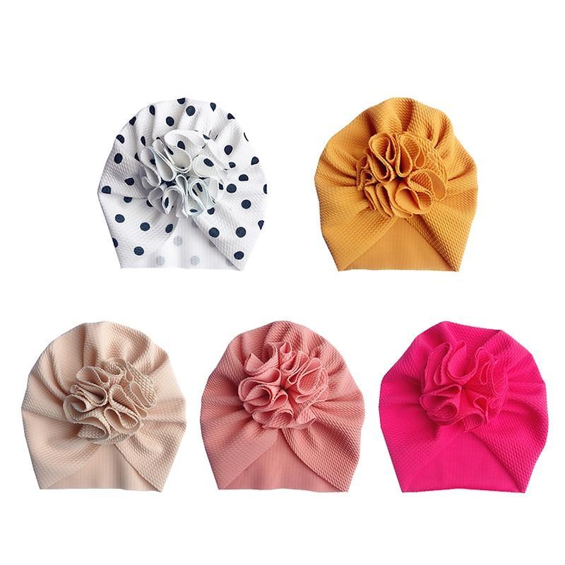Bandeau Turban Fleur Mignon Chapeau Doux Bébé Nourrisson Accessoires Cheveux pour Nouveau-né