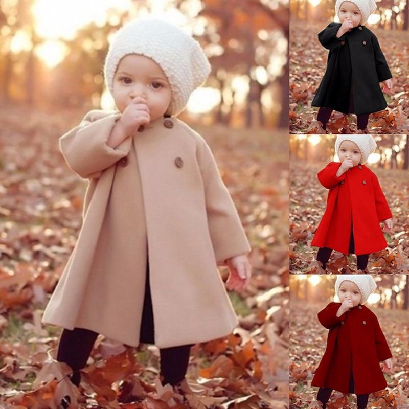 Manteau Long en Laine pour Fille, Tendance Moderne, Coupe-Vent, Idéal pour l'Automne et l'Hiver