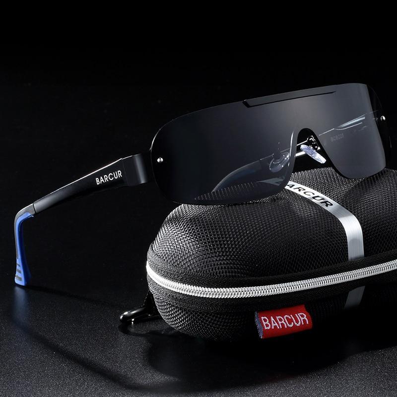 Lunettes de soleil de pilote unisexe élégantes en alliage d'aluminium et de magnésium, style luxe pour la conduite, avec protection UV400