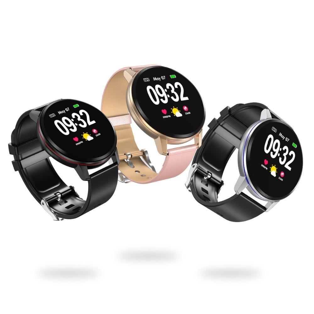 Nouvelle montre-bracelet intelligente décontractée pour hommes et femmes, moniteur d'activité physique de luxe de marque, étanche, au design moderne et luxueux