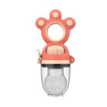 Tétine d'alimentation pour bébé avec joint rotatif moderne, antidérapante, sans BPA, sac à mordre pour aliments frais, jouet de dentition en silicone souple pour bébés et enfants