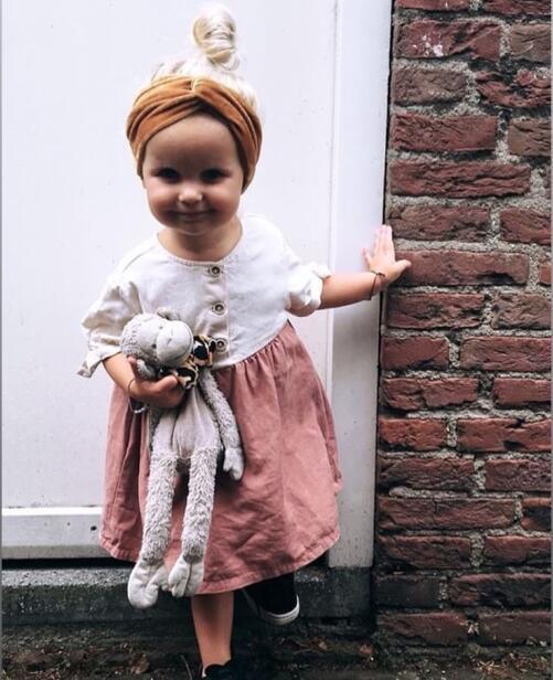 Lot de 2 bandeaux de luxe pour maman et bébé - Bandeaux modernes pour fille, mère et fille - Accessoires pour cheveux pour enfants
