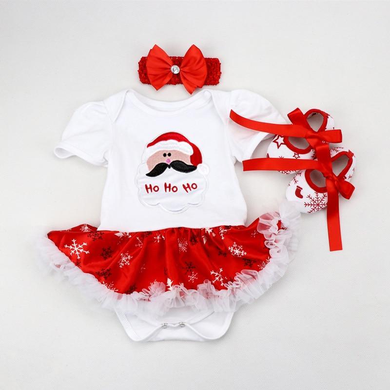 Ensemble de vêtements de Noël pour bébé fille, tenue de tout-petit nouveau-né