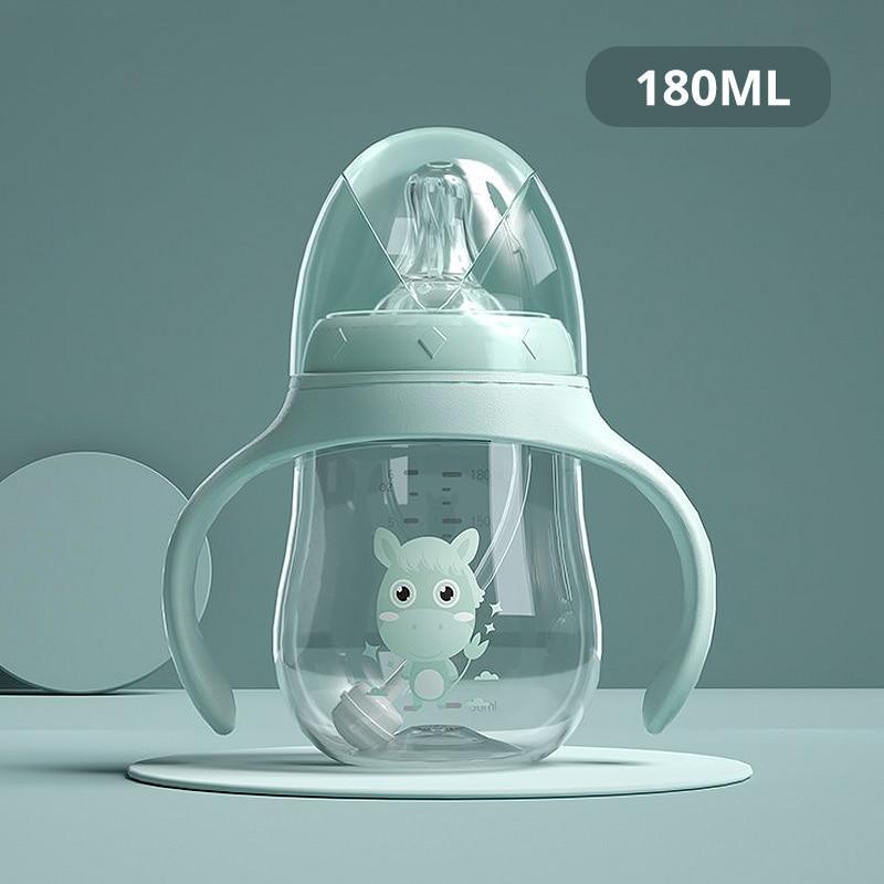 Biberons Tasse d'apprentissage Biberon à large goulot Double usage Lait et eau Pour bébés et enfants