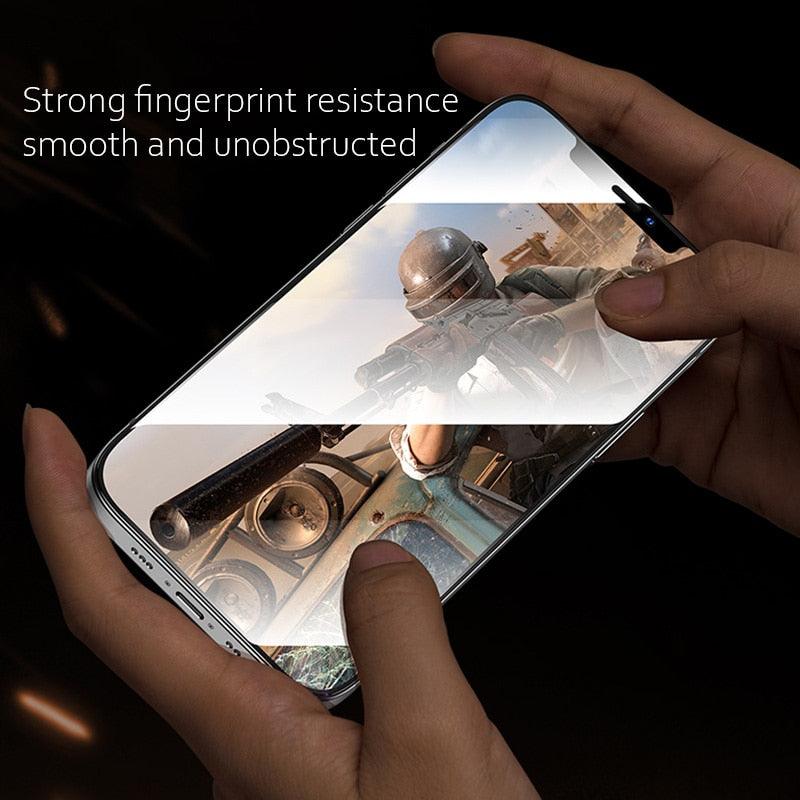 Verre Trempé Protection D'écran 9D Full Cover pour iPhone 7 Plus 8 6 6S 5 XR XS Max Protecteur d'écran en Verre Trempé pour iPhone X Coque Anti-Rayures Installation Facile Sans Bulles Compatible Étui Protection d'Écran en Verre pour iPhone