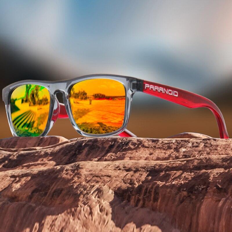 Nouvelles lunettes de soleil populaires polarisées miroir, tendance pour homme et femme, avec monture ultralégère, lunettes de soleil de sport carrées avec protection UV400