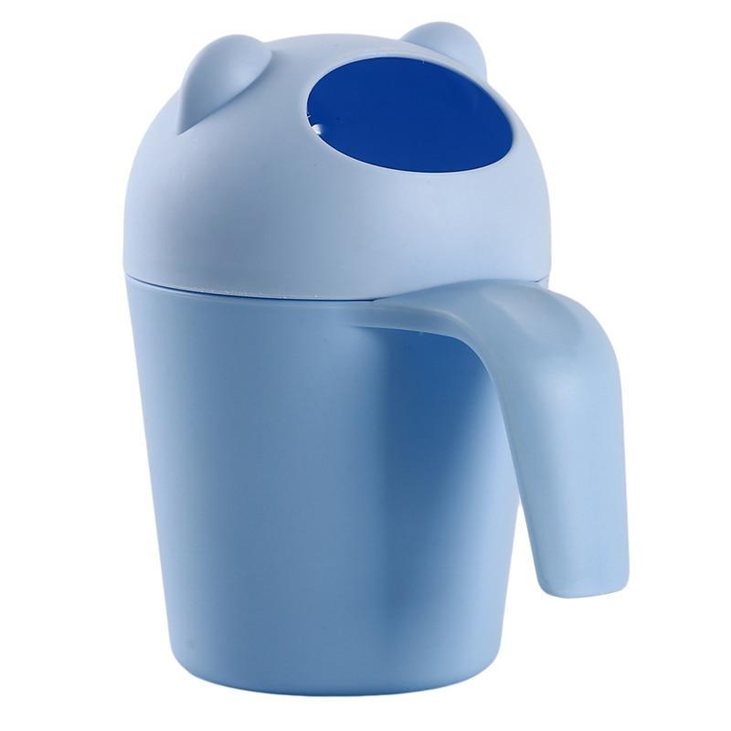 Bébé Enfants Dessin Animé Ours Bain Tasse Bébé Douche Shampooing Tasse Seau Bébé Douche Cuillère Eau Cheveux Pour Enfants