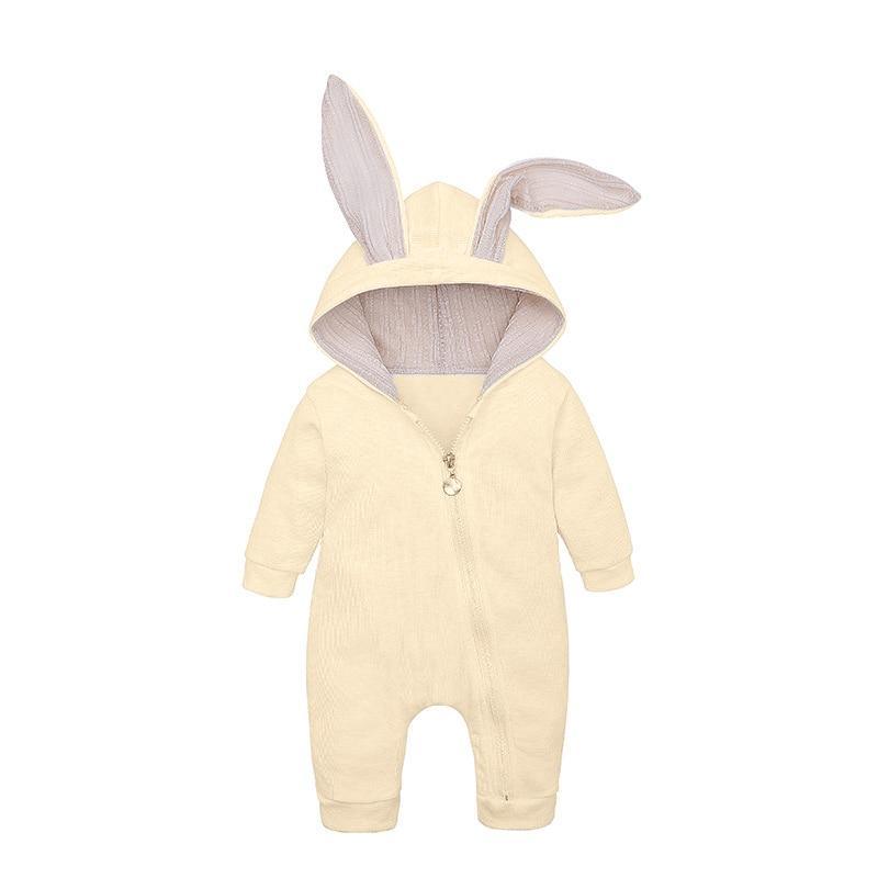 Combinaison bébé Dinosaure et Lapin avec Fermeture Éclair Vêtements Nouveaux-nés Grenouillère Bébés Filles et Garçons Déguisement Enfant Combinaison