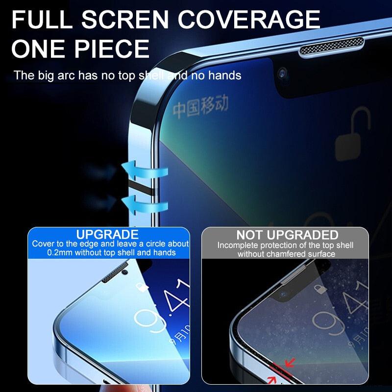 Verre de protection de confidentialité 8K pour iPhone 11 12 13 14 Pro Max XR Verre trempé anti-espion pour iPhone 14 13 12 Film de protection d'écran bord à bord Film de protection d'écran compatible avec les coques