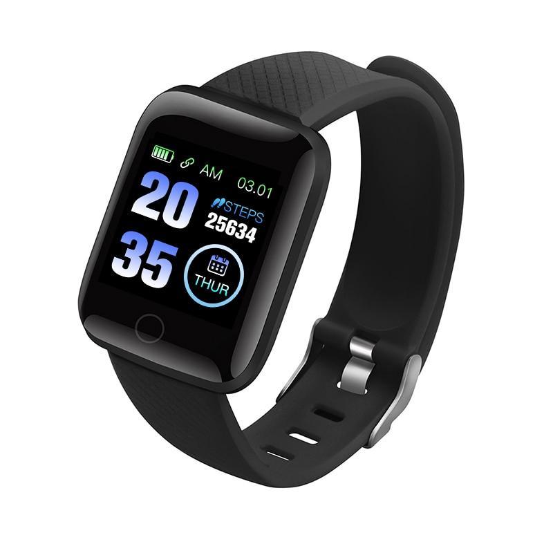 Montre intelligente moderne NEUVE avec moniteur de fréquence cardiaque, tension artérielle et bracelet sport pour systèmes Android