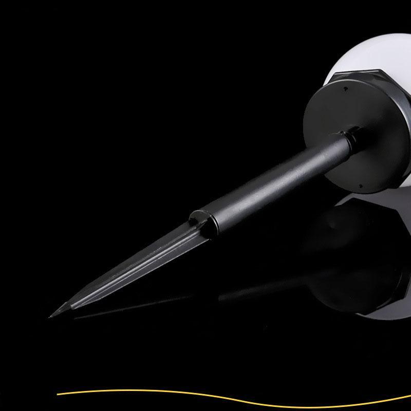 Lampe LED décorative en forme de boule de lune, étanche, pour jardin et allée, lampe de jardin moderne