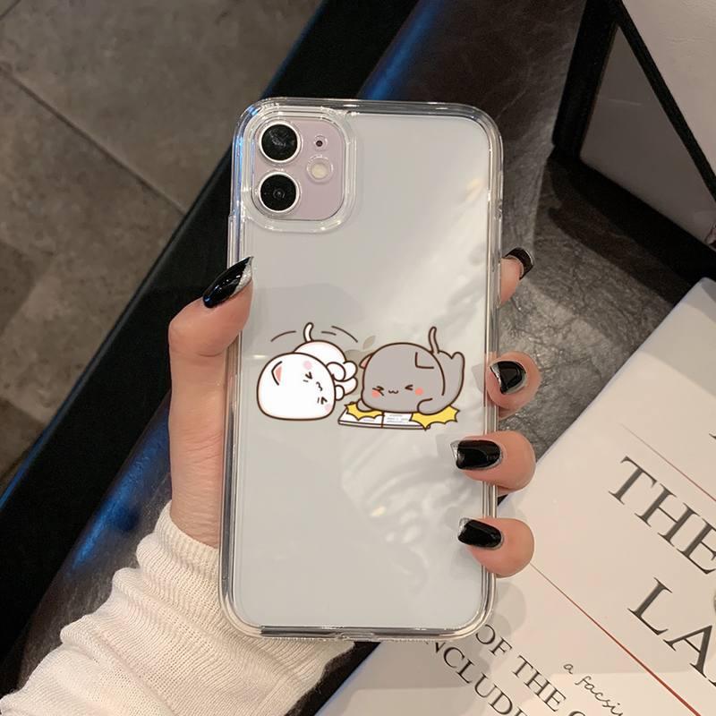 Coque de téléphone Chat pour iPhone 11 12 13 Mini Pro Xs Max 8 7 6 6s Plus X 5s Se 2020 Xr Coque en polycarbonate Imprimée Design coloré Coque de téléphone en silicone