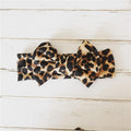 Bandeau moderne pour bébé avec nœud pour fille, motifs léopard pour nouveau-né, tout-petit, turban, accessoires pour cheveux de bébé