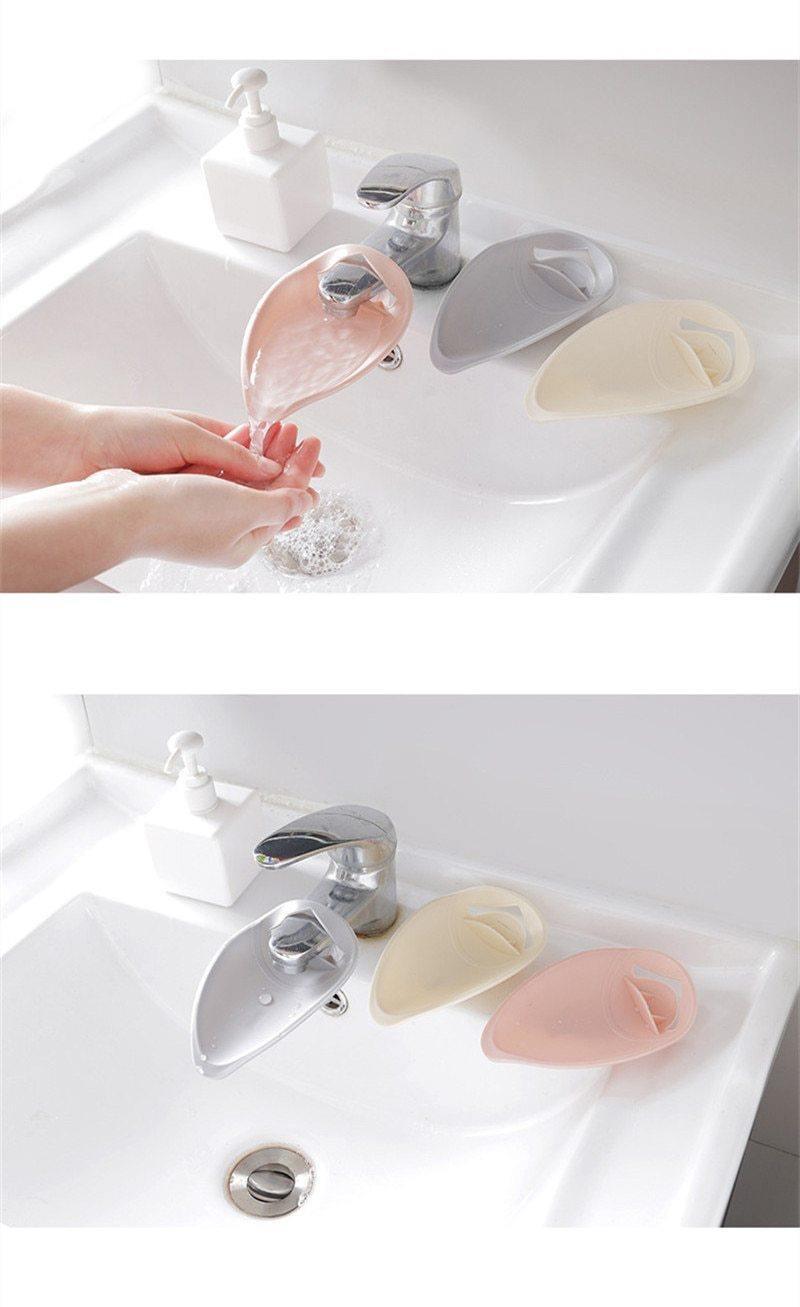 Jouets de bain en silicone pour bébé, prolongateur de robinet pour enfants, prolongateur de lavage des mains pour enfants, robinet d'évier de salle de bain en caoutchouc, prolongateur d'évier de robinet d'eau
