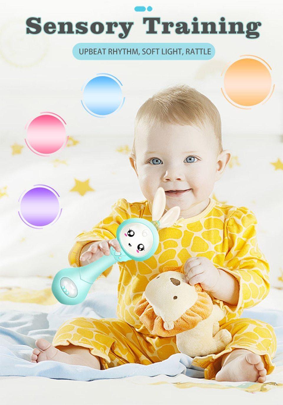 Jouet hochet de dentition musical pour bébé pour l'éducation des enfants, clochette de lit, landau, jouets pour bébés nouveau-nés