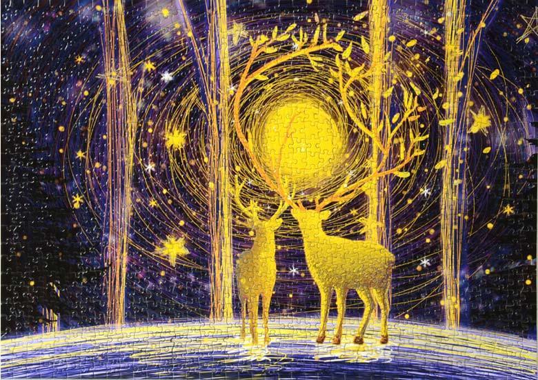 1000 pièces en bois à assembler, puzzle paysage Voyage dans l'espace, jouets pour adultes, enfants et amusement à la maison