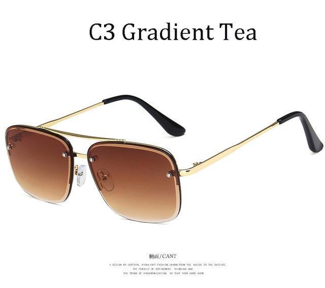 Lunettes de soleil pour hommes de luxe NOUVELLE TENDANCE, design vintage, protection UV400, Oculos De Sol