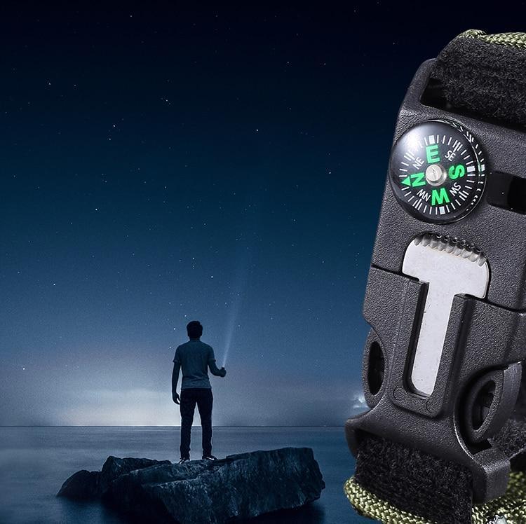 Montre de survie militaire pour homme avec boussole/sifflet/grattoir/étanche 30M, style G pour hommes, montre de sport antichoc Relogio Masculino