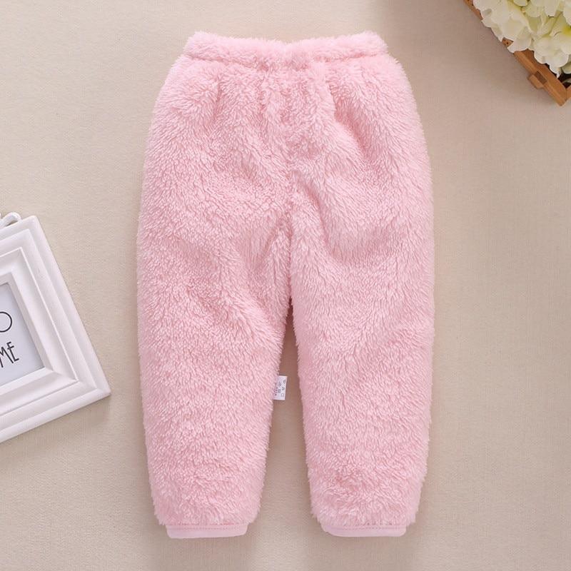 Pantalon de bébé garçon nouveau-né Pantalon chaud d'hiver pour bébé fille, Pantalon solide nouveau-né Pantalon mode pour bébé tout-petit Vêtements de bébé