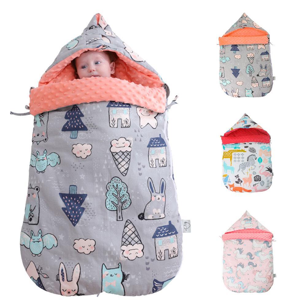Nouveau-né Bébé Enveloppe Cocon Modèle Sac de couchage Enfant Garçon Fille Enfants Gigoteuse Couverture d'emmaillotage Pour Bébé Enfants