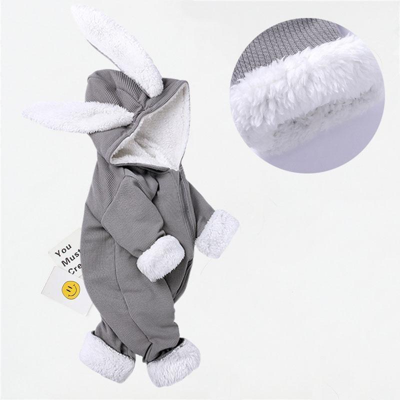 Combinaison bébé Dinosaure et Lapin avec Fermeture Éclair Vêtements Nouveaux-nés Grenouillère Bébés Filles et Garçons Déguisement Enfant Combinaison